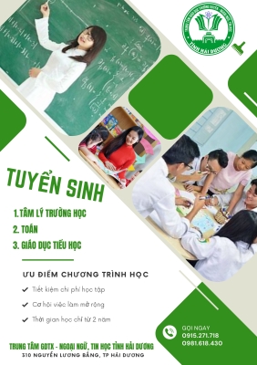 THÔNG BÁO TUYỂN SINH ĐẠI HỌC CÁC NGÀNH